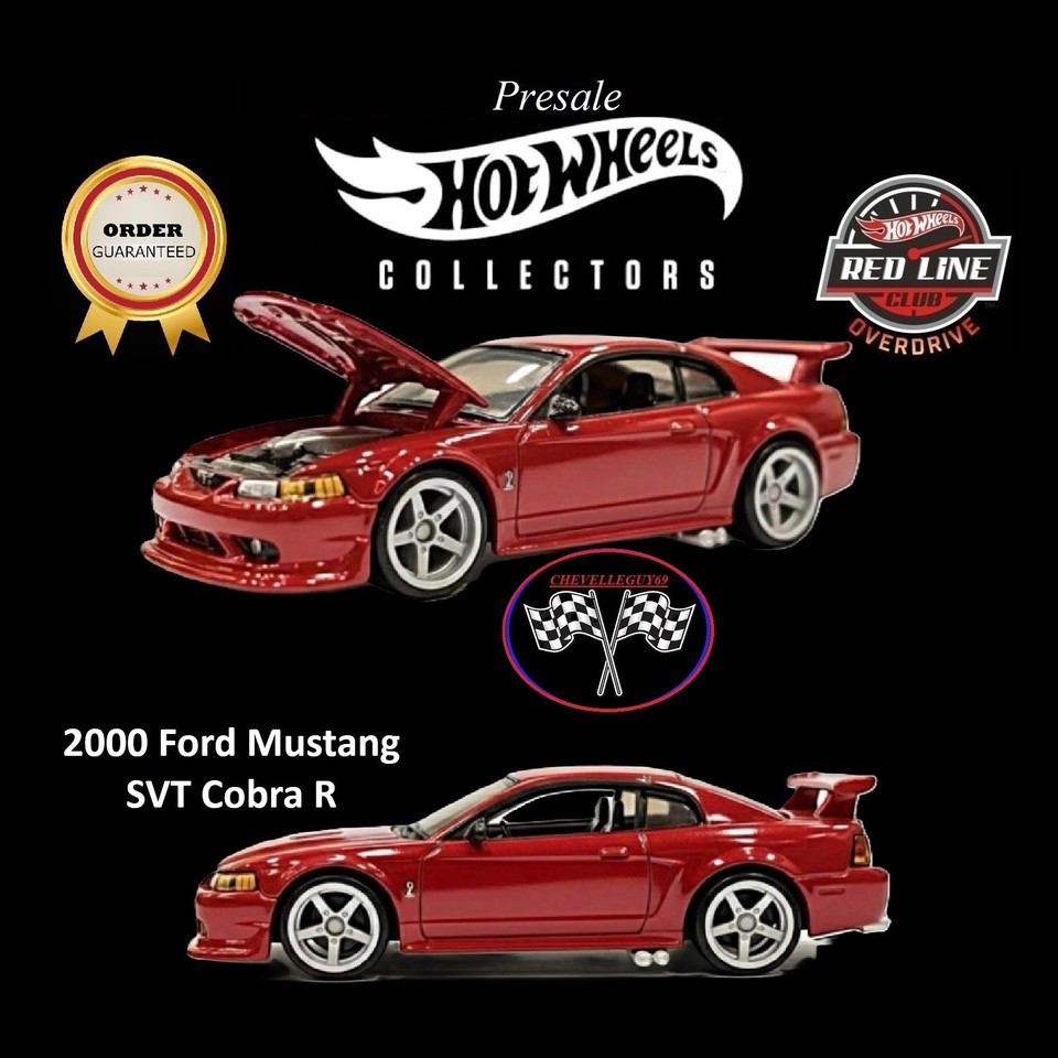 Hot Wheels RLC 2025 Ford Mustang SVT Cobra R 2000 | Escala 1:64
