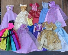 Mattel BARBIE & SINDY DOLL GOWNS DRESSES 1990s 2000s Beautiful Dress Gown x11