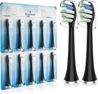 Toothbrush Heads 10-Pack for Aquasonic Black/Vibe/Duo Series Medium Bristles