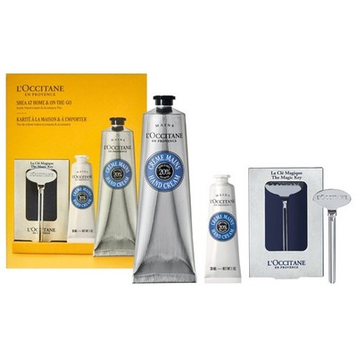 Authentic L'Occitane Shea At Home & On-the-Go Set