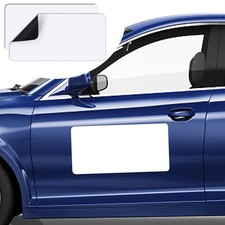 DIYMAG 2Pcs Blank Car Magnets, 24x12 Inch Cars Door Magnet 24"x12"-2P, White