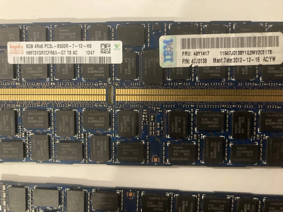 Hynix 8GB 2Rx4 DDR3-1066MHZ Server RAM PC3-8500R, HMT31GR7AFR4C-G7, Pack of 5 - Image 4 of 4