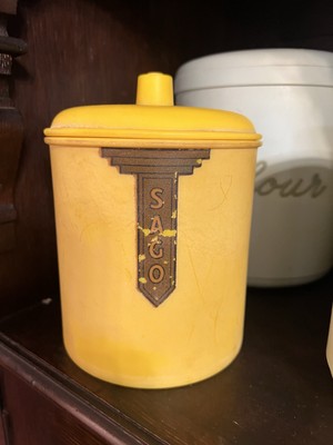 Original Sago Sellex Bakelite Canister