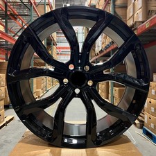 22 Svr Style Gloss Black Wheels Rims Fits Range Rover Sport Supercharged