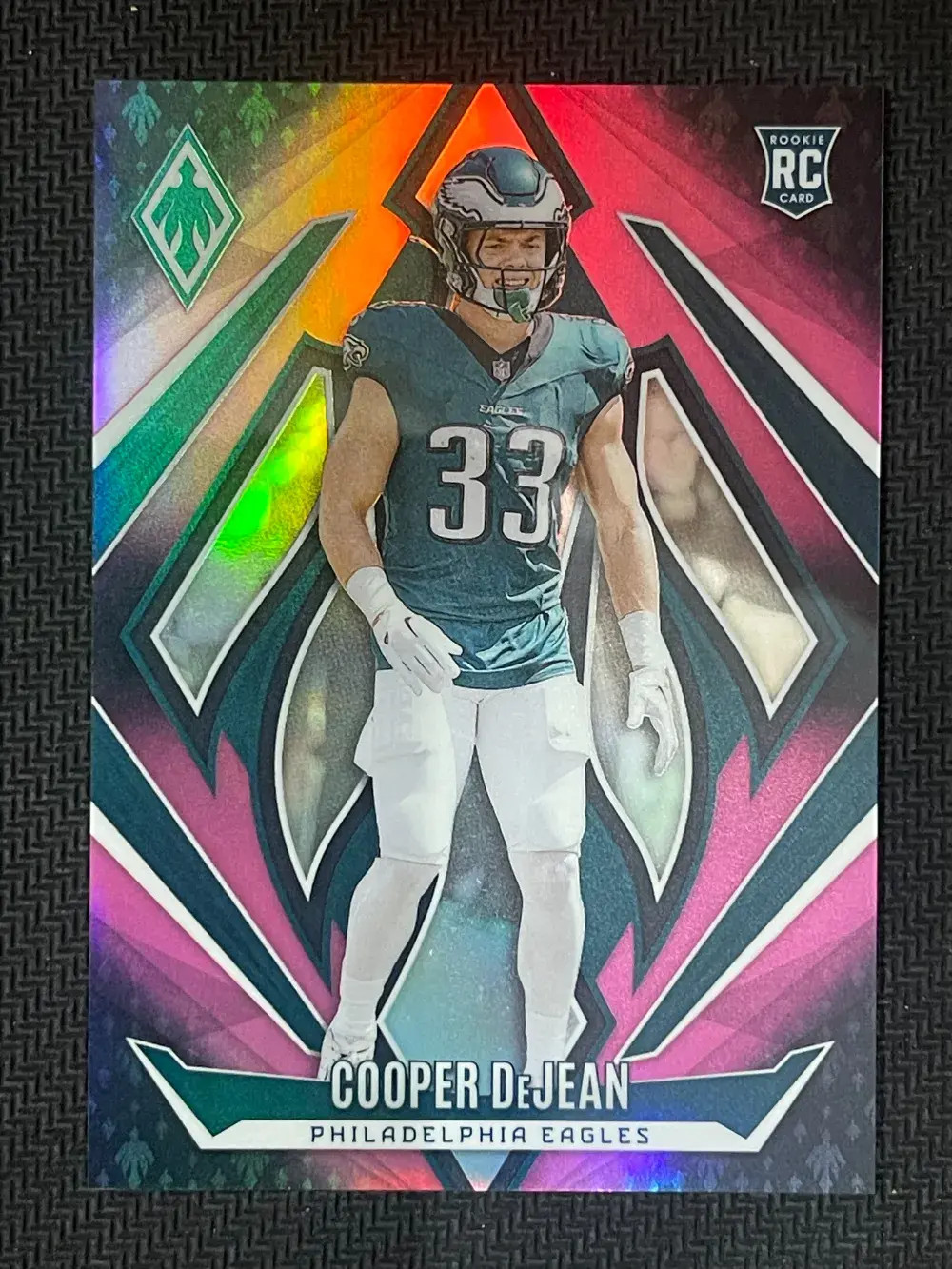 2024 Panini Phoenix Rookies Pink Fade #171 Cooper DeJean /88 Eagles (RC) YT92