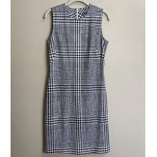 J. McLaughlin Houndstooth Sheath Dress Size Small