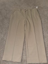 Abercrombie and Fitch Women Tan Ultra High Wide Leg Trousers Size 36/22S NWT