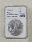 2025 American Silver Eagle MS-70 NGC (Early Releases)