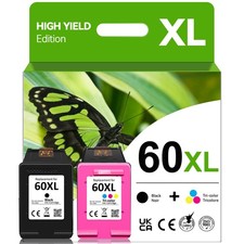 60XL Ink Cartridge for Hp 60 XL Photosmart C4680 D110a C4795 DeskJet D2680 F4280