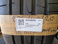 20 inch branded tyre 275/40/20 dunlop sportmax PART WORN