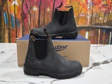 Blundstone 587 Rustic Black Leather Boots Size 7.5 Women's 4.5 UK Chelsea New