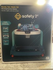 Safety 1st Ready, Set, Walk DX Walker, Sounds, Lights, 3 Heights, Blue