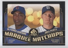 2008 SP Authentic Marquee Matchups Alfonso Soriano Jake Peavy #MM-35 0ha3