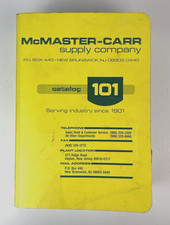 McMaster-Carr Supply Company Catalog Number 101 1995 Dayton, NJ USA