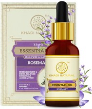Khadi Natural Herbal Rosemary Essential Oil 15 ML Hair Skin Care FREE SHIP