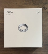 Oura Ring 4 - Smart Activity Tracker - Size 9 - Silver - Brand New