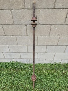 Vintage YORK Barbell 1" Standard Bar with  Original 4-piece Collars