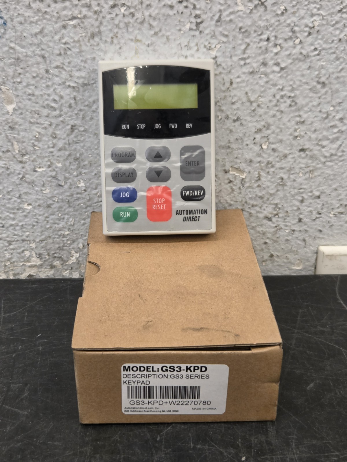 DURApulse GS3 series keypad, replacement. For use with GS3 series AC drives