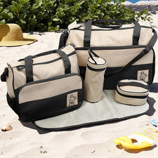 New 5 pcs Baby Changing bags Multifunction Diaper  Hospital Maternity 6 Colours