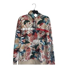 Tommy Hilfiger Sweater Men's Flag Stripe Hoodie Sweatshirt Palamino Size L/G NWT