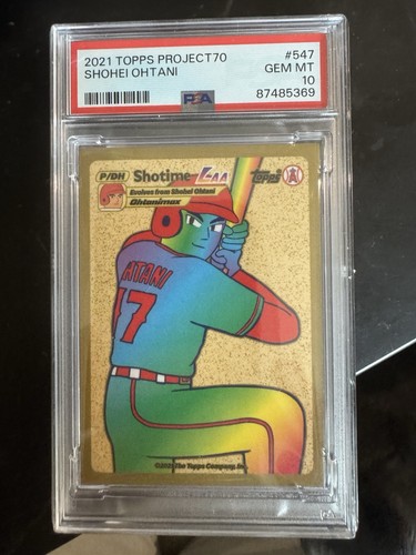 2021 Topps Project 70 - 2021 Topps Baseball Shohei Ohtani #547 PSA 10