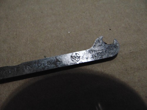 4 Vintage Kastar Angled Stamped Steel Ignition Wrench Set One Early USA Tool - Picture 3 of 8