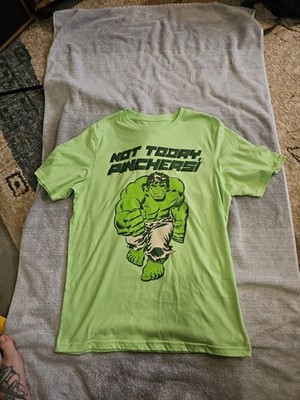 Marvel Green Not Today Pinchers!  Hulk T-SHIRT  New With Tags Kids Size M 8