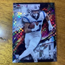 Ja’Tavion Sanders Rookie Topps Finest Checkerboard 2024 Topps Finest Football