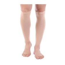 Doc Miller Calf Compression Sleeve Pair 20-30mmHg Nude Extra Large 1 Pair