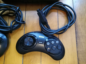 Sega Genesis Console, Controllers, AV Cable, and Power Supply - TESTED & CLEANED