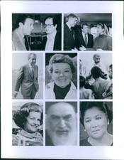 1993 New York Salman Rushdie Mike Wallace Bill Clinton Photo 8X10