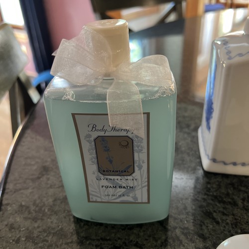 Vintage Body Therapy Lavender Bathroom 9 piece set. Soap, Bath Soak, lotion pump - 第 11/18 張圖片