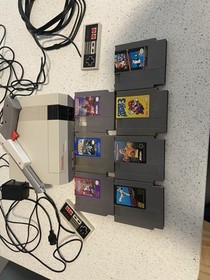 NES-001 Cleaned and tested 2 owner console w/ZAP gun and 2 controllers/7 Games