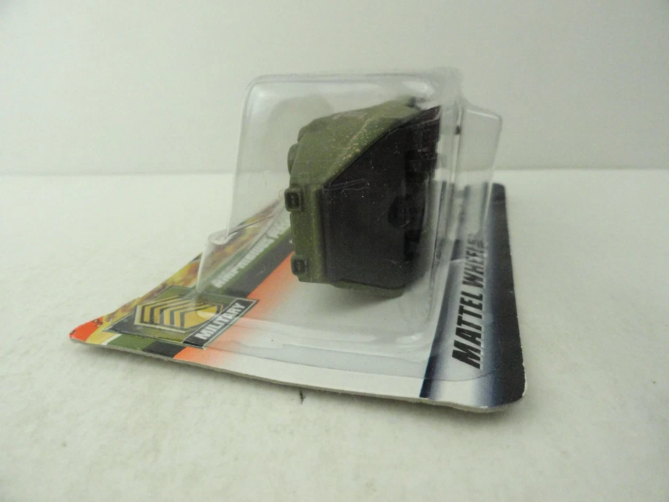 2000 Matchbox #55 Amphibious Personnel Carrier (Green) – CUT CARD - Image 3 of 4