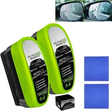 Upgrade Automotive Oil Film Cleaning Brush,New 2.0 Clearvision Glass Cleaner,Gla