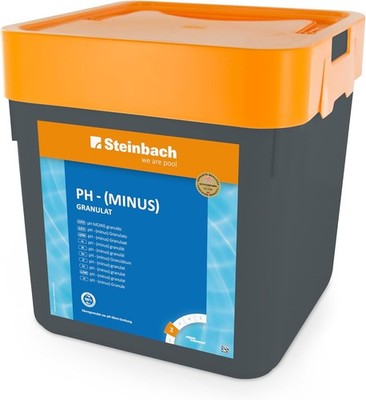 Steinbach 7,5kg Ph Minus Senker Granulat für Pool Pflege Schwimmbad Poolpflege
