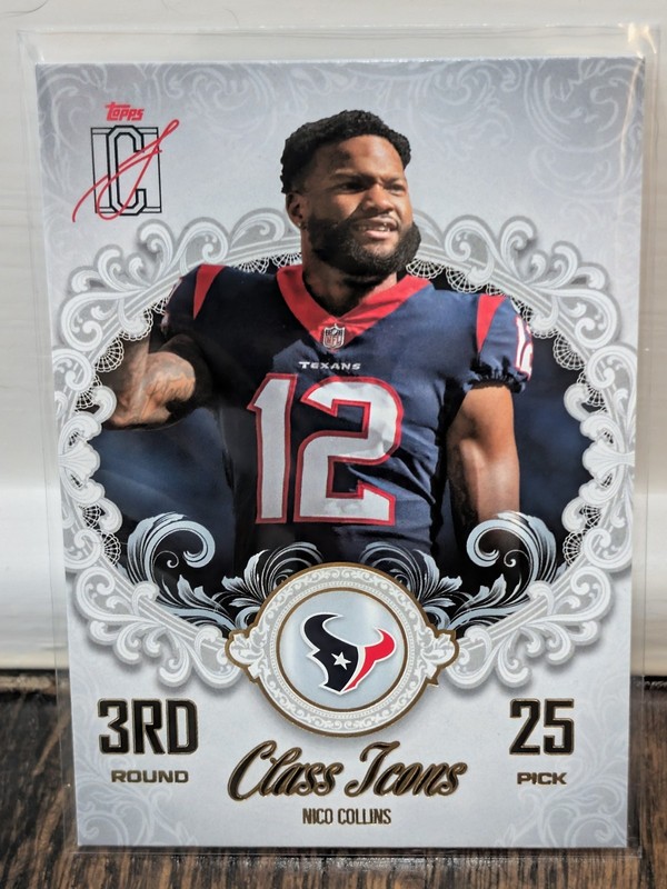 2025 Topps Signature Class Class Icons NICO COLLINS #CI-9 NM Houston Texans