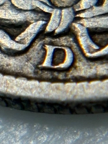 1914-D  Barber Dime RPM Scarce Seldom Seen Wexler 003 F-VF SKU#37695