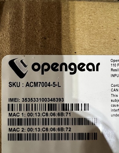 Portail de résilience Opengear ACM7004-5-L - Photo 5/5