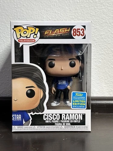 Funko Pop! CW's DC Universe The Flash Cisco Ramon #853 2019 Con Shared Excl. New