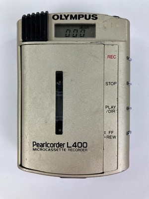 ポータブルプレーヤー OLYMPUS Pearlcorder L400 Olympus Pearlcorder L400 Ultra Compact - with leather pouch & Mic