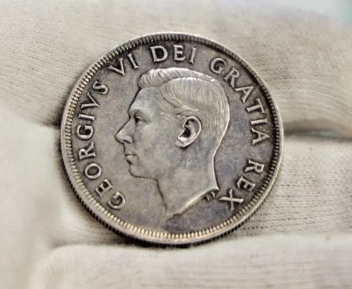 1949 Canada Silver Dollar $1 AU+ PL