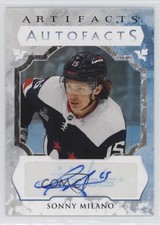 2023-24 Upper Deck Artifacts Auto Facts Sonny Milano #AF-SM Auto 11ch