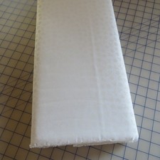 By The Yard White on White Floral Cotton 3.99 Ships Any Amount Of Fabric