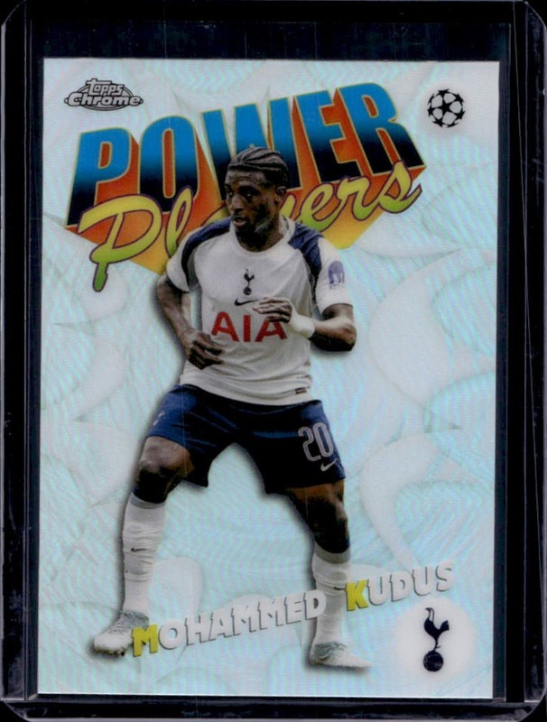 2025-26 Topps Chrome UEFA Mohammed Kudus Power Players #PP-11 Tottenham