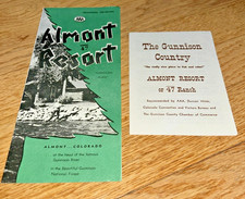 Vintage ALMONT RESORT / 47 RANCH Altmont COLORADO Brochure / Rate Brochure