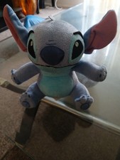 Disney Movie Lilo And Stitch Plush Stitch Doll Blue Stuffed Animal Toy 11" inch