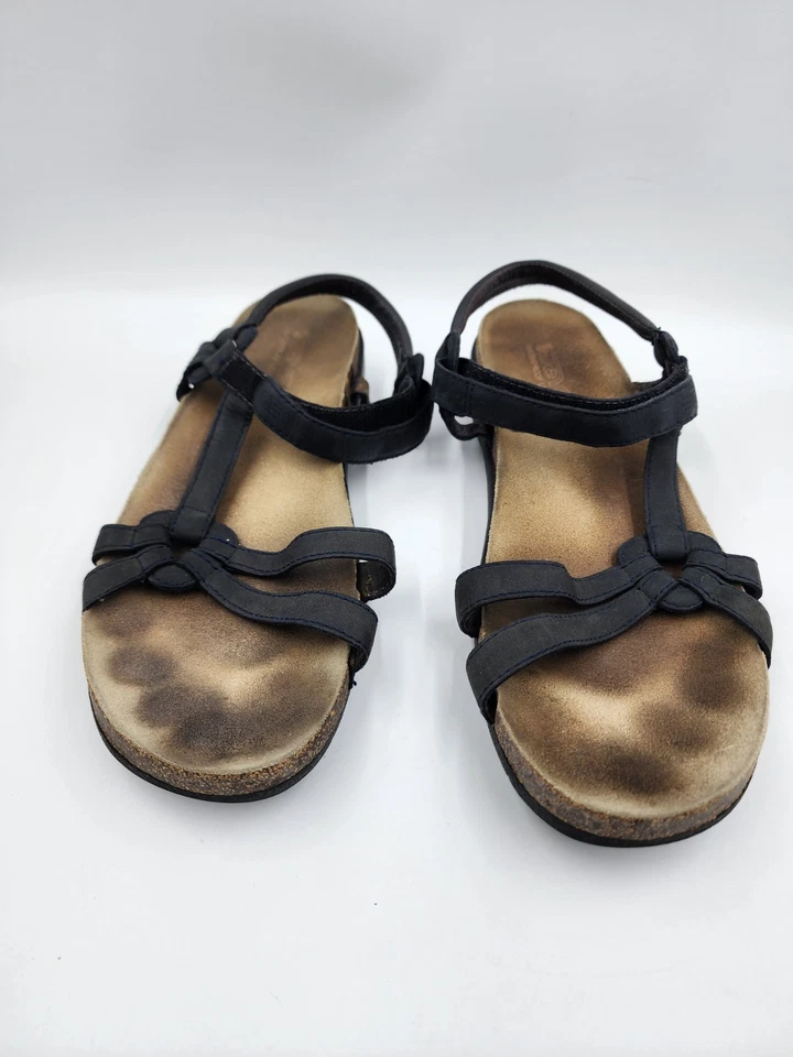 Teva Women’s Ventura 6389 Leather Cork Wedge Strappy Sandal Size 11  EU 43.5 - Image 3 of 4