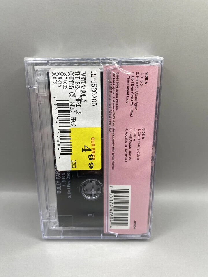 Dolly Parton SEALED Cassette Tape The Best There Is *Read Details* - Image 4 of 4