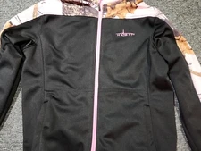 Habit Black & Pink Camo Mossy Oak Full Zip Jacket Size S